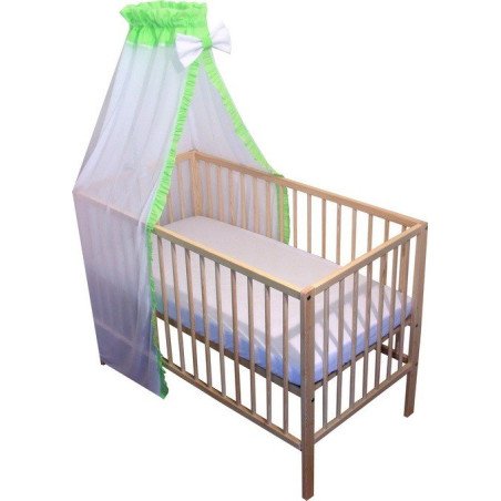 Baldachin patut bebe din voal cu verde