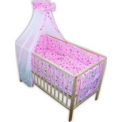 Lenjerie patut bebe cu 7 piese pisicuta