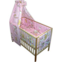 Lenjerie patut bebe cu 7 piese ursuletul somnoros