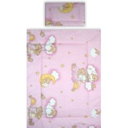 Lenjerie patut bebe cu 2 piese ursuletul somnoros