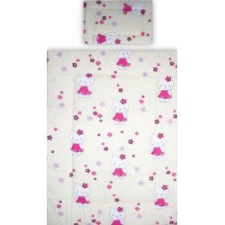 Lenjerie patut bebe cu 2 piese pisicuta