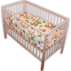 Lenjerie patut bebe cu 3 piese ursuletul pe balansor