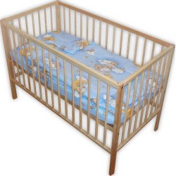 Lenjerie patut bebe cu 3 piese ursuletul somnoros