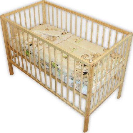 Lenjerie patut bebe cu 3 piese catelusi