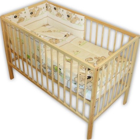 Lenjerie patut bebe cu 4 piese catelusi