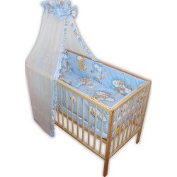 Lenjerie patut bebe cu 6 piese ursuletul somnoros