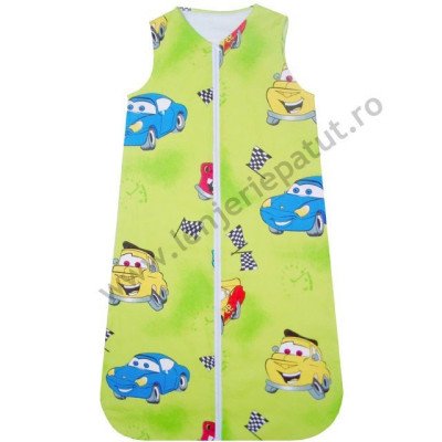 Sac de dormit bebe masinute verde
