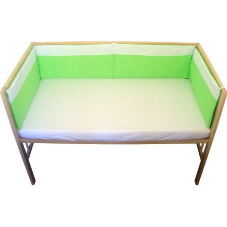 Aparatoare laterala pentru patut verde cu alb