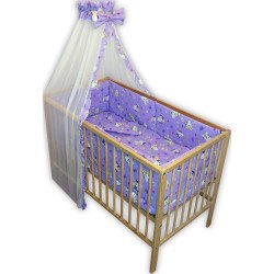 Lenjerie patut bebe cu 6 piese ursuletul pe balansor