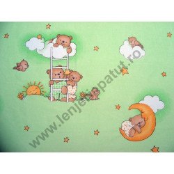 Lenjerie patut bebe cu 6 piese ursuletul somnoros