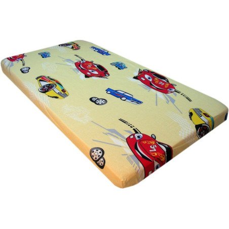 Cearceaf cu elastic masinute crem