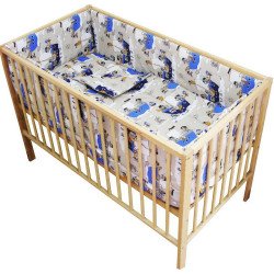 Lenjerie patut bebe cu 5 piese  piratii