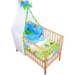 Lenjerie patut bebe cu 5 piese Tom