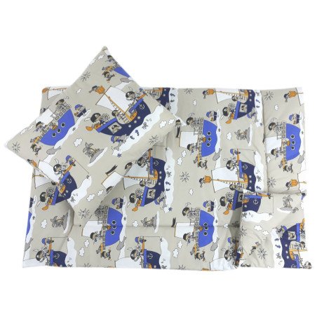 Lenjerie pat copii piratii 100x 135 cm, 40x50 cm