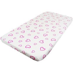 Cearceaf cu elastic inimioara